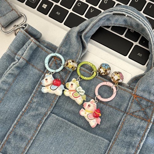 Funny cartoon pony keychain - pony,