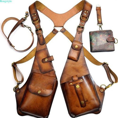 Borsa uomo retrò pelle - , pu