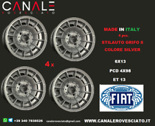 4 Cerchi 13 Stilauto Grifo per Fiat 4x98 124 127 128 500 600 panda 4x4 wheels