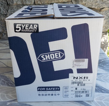 casco moto integrale Shoei NXR nero matt + Cellularline Interphone Avant