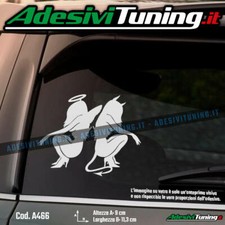 Adesivo Angel Devil Ragazze