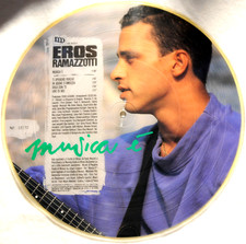 EROS RAMAZZOTTI - MUSICA E’- LP 33 Giri - PICTURE Ita 1988