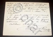 Autografo Biglietto