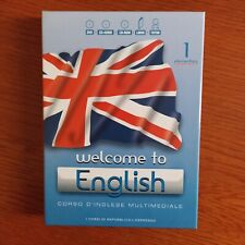 CORSO DI INGLESE "Welcome to English" -  COMPLETO  15 volumi (cd + dvd + libri)