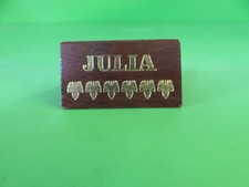 STOCK GRAPPA JULIA segna posto legno 1 pezzo - Vintage