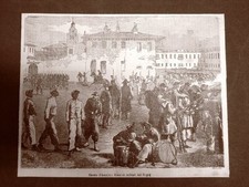 Guerra civile o di secessione in America nel 1864 Esercizi militari neri o negri