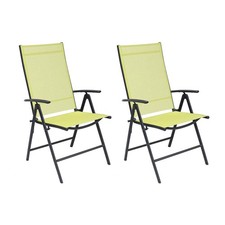 Set 2 sedie pieghevoli