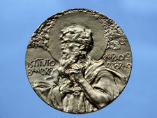 medaglia argento dorato Banca