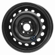 Cerchi in ferro PSW STEEL 15" 5.5J 4x100 ET 43 60 NERO