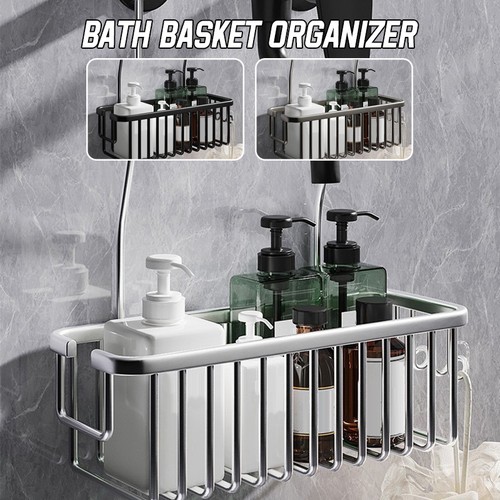 Mensola bagno alluminio senza