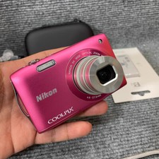 Nikon COOLPIX S3300 Strawberry Pink 6x Zoom 16.0MP Digital Camera NIKKOR Glass
