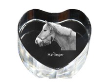 Haflinger cuore cristallo - cuore, di