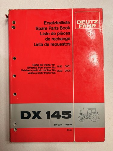 Duetz fahr trattore dx145 - trattore,