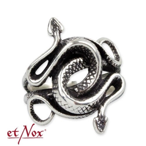 Anello serpente acciaio - , inox