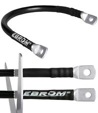 Cavo batteria auto 120 mm² nero + occhielli ad anello/cavi M8/M10/M12