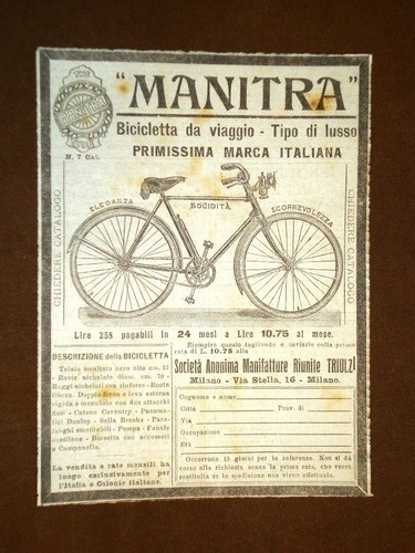 Pubblicità dei primi del - , '900