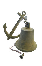 VECCHIA CAMPANA GOBEN ESTERNO MURO NAVE BARCA MARINA MARE CASCINA CASA CAMPAGNA