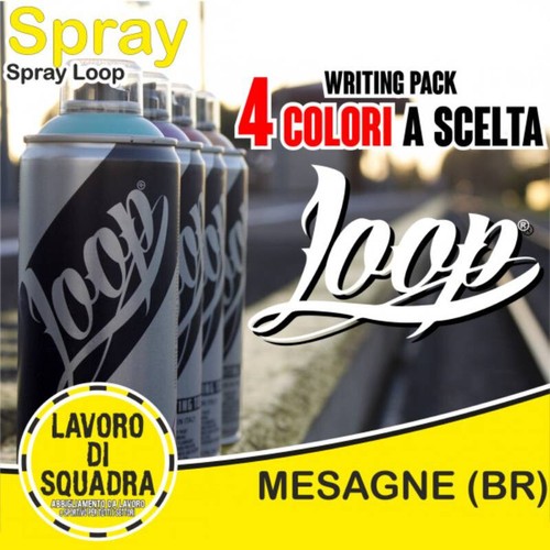 Loop colors spray - paint, can