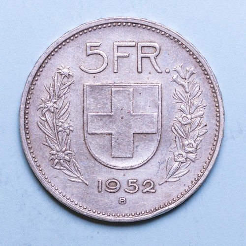 Svizzera franchi 1952 raro - svizzera, 5