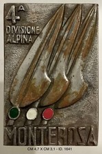 RSI ALPINI 4a DIVISIONE MONTEROSA REP. SOCIALE 1943.1945 DIST. PROD. FM.LORIOLI
