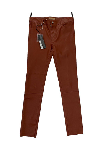 Pantaloni pelle marrone - pantaloni,