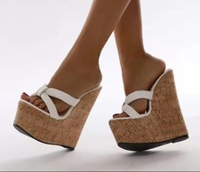 Zeppe Con Tacco 17,5 Cm E