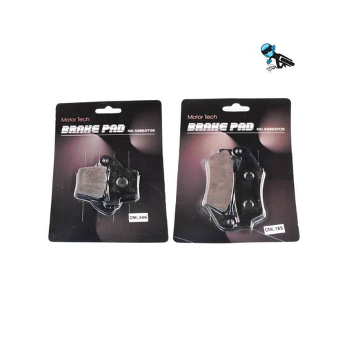 Pastiglie freno complete - , ft+rr