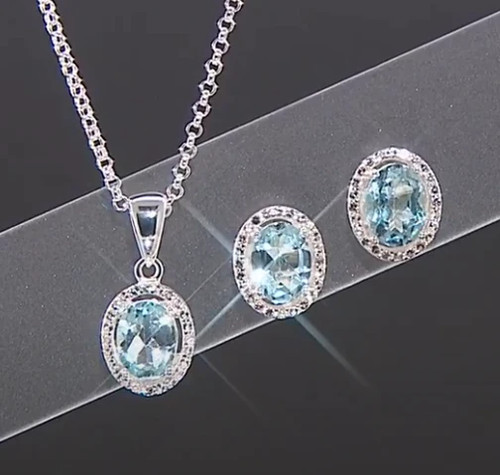 Set pendenti orecchini con - di, pendenti/orecchini