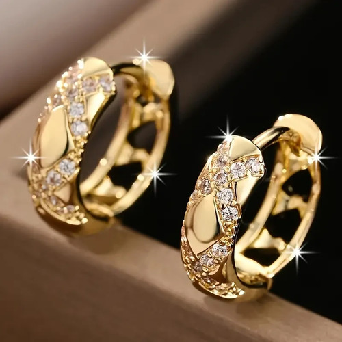 💎Orecchini donna creoli oro