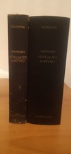 Dizionario Calonghi Badellino - Italiano Latino - 2 Volumi - 1950 1962