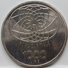 ITALIA 1000 lire 1970 argento