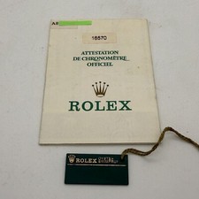 Garanzia originale Rolex