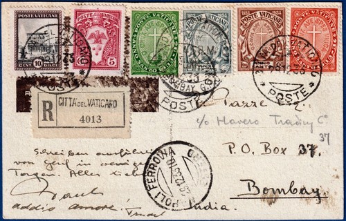 Vaticano 1933 cartolina - -,