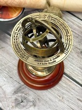 Globo sfera ottone astrologia