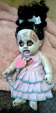 Bambola Horror Baby Frankenstein, Horror Doll, Ooak Doll, Frankenstein 