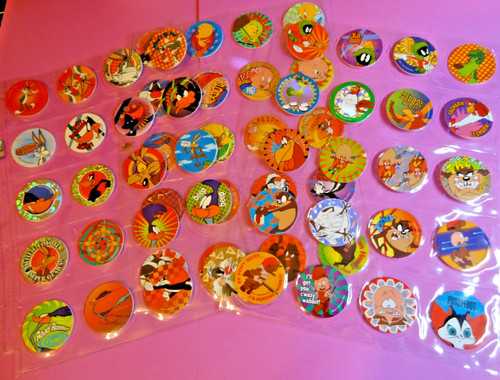 Pogs looney tunes set di - tunes,