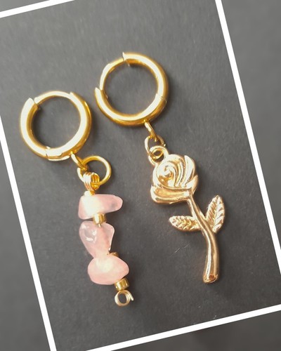 Orecchini rosa - orecchini,