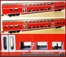 WG194 | Piko H0 vero 1:87 - 2 pezzi. Set di carrozze a due piani