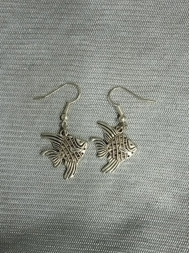 Orecchini pendenti pesce - a,
