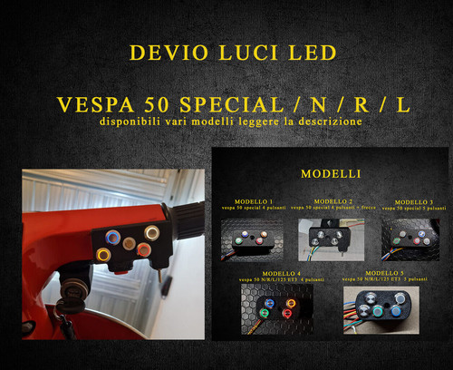 Devio luci led vespa - , 50