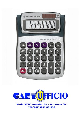 Calcolatrice elettronica - calcolatrice, da