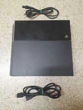 PlayStation 4 Ps4 Fat 500gb Jet Black CUH-1116A con Alimentatore e Cavo HDMI