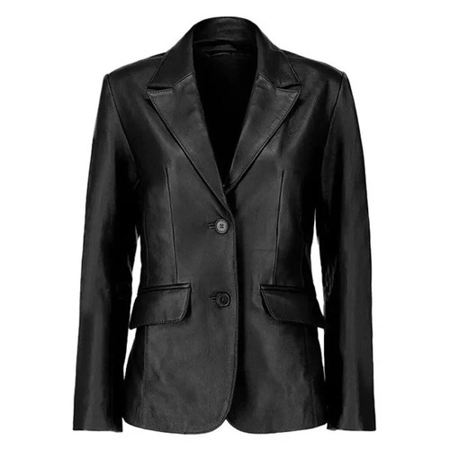 Blazer donna vera pelle