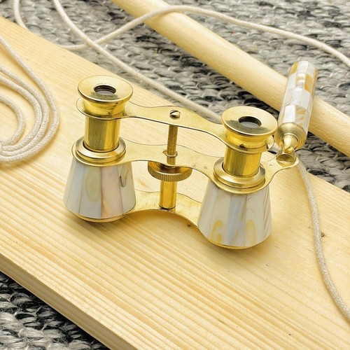 Binocolo opera vintage ottone