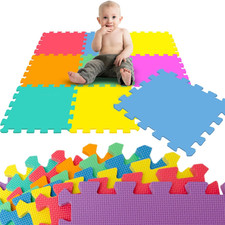 Littletom 9 Pezzi Tappetino Puzzle per Bambini - 30X30 Tappeto Neonato Tatami Da