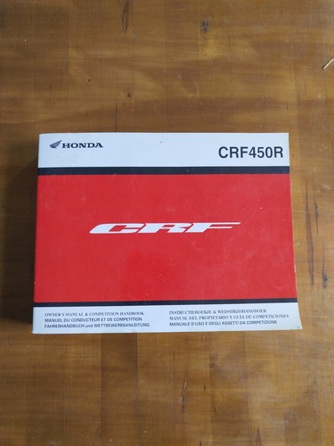 Manuale honda crf - manuale, 450