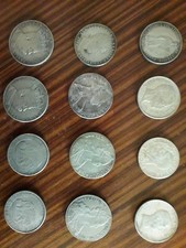 12 monete argento tallero 5