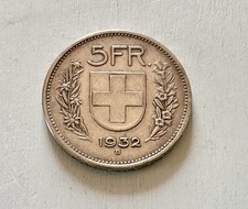 Svizzera 5 Franchi 1932