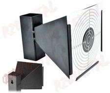 Bersaglio in Metallo Conico 14x14 Cm, PORTA RACCOGLITORE PALLINI, TIRO A SEGNO P