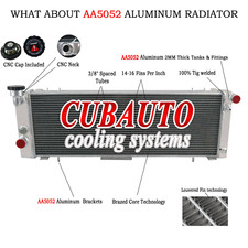 3 Rangées Radiateur Pour JEEP CHEROKEE XJ 4.0L 1988-2001 AT/MT Aluminium